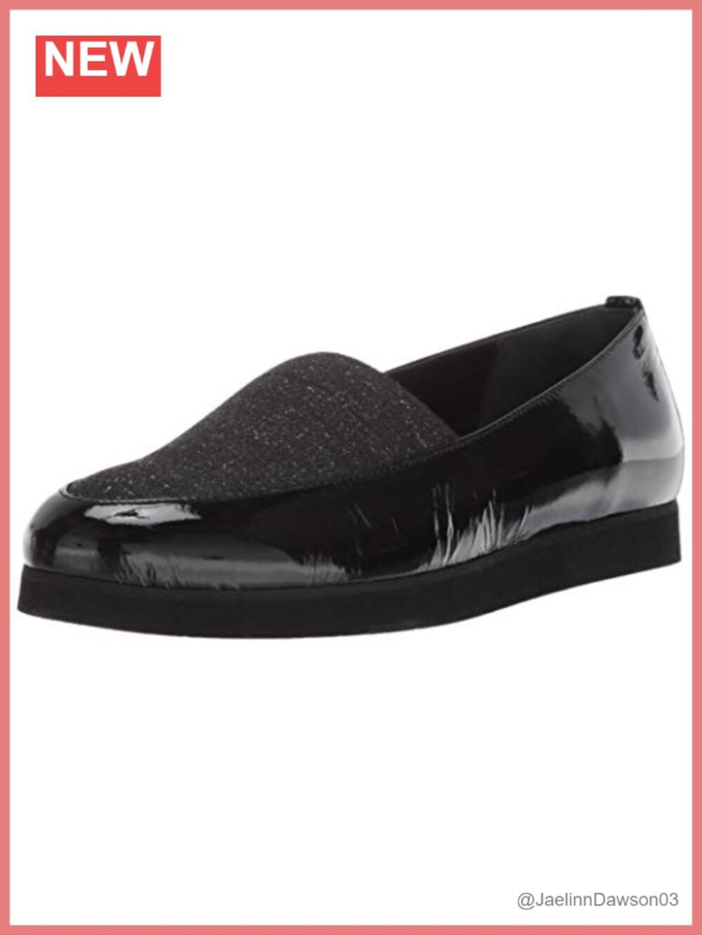 Leather Memory Foam Loafer Wedge Lightweight EVA Slip-On